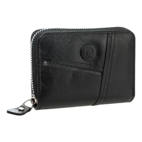 Billetera Tarjetero Pierre Cardin Cuero Pu Tarjetas Negro