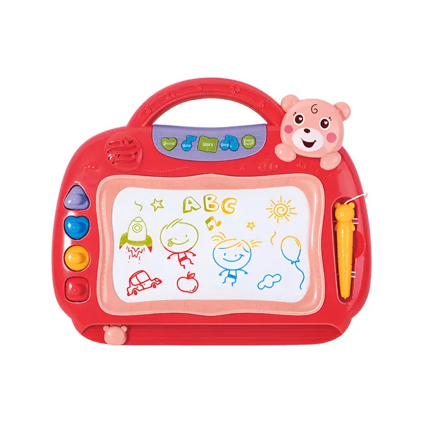 Pizarron Magico Tablero Magnetico De Dibujo Pizarra Niños Color Blanco