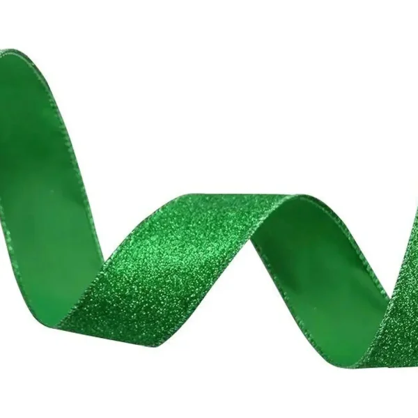 Cintas Navideñas Premium Glitter 6cm 2,70mts Adornos Navidad