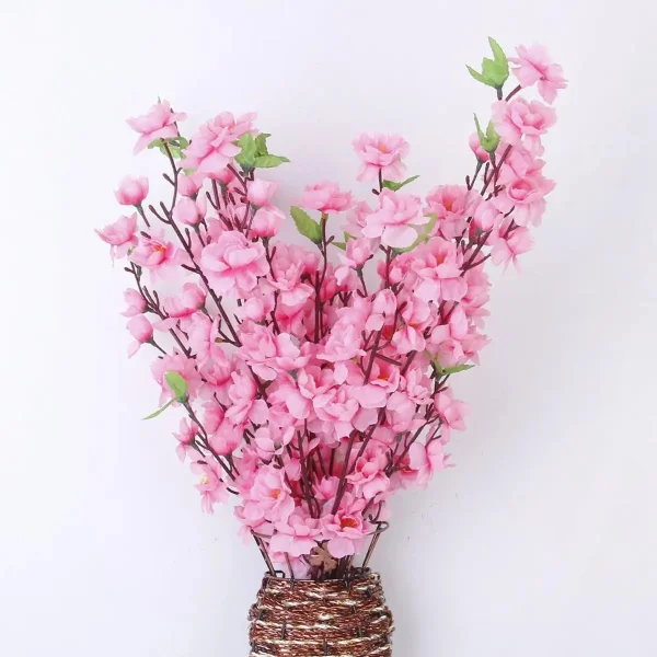 Flores Artificiales Ramo Vara Cerezos Decoracion Pack X4