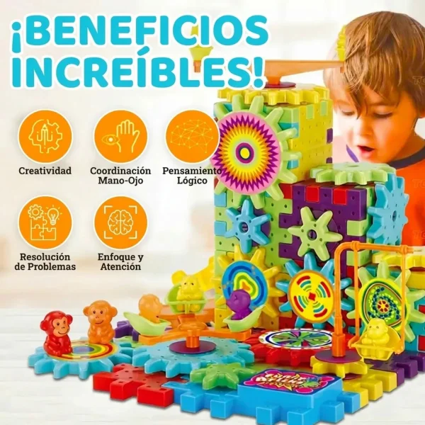 Bloques De Construcción Funny Bricks Eléctrico 81 Piezas 81