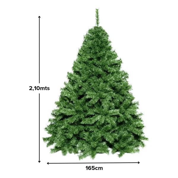Arbol de Navidad 2,10mts Imperial Alta Gama Color Verde