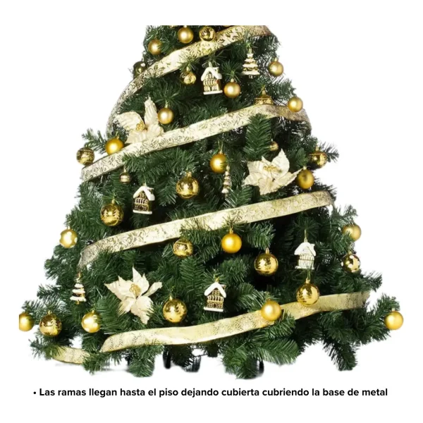 Arbol de Navidad Extra Lujo Patagonia 1,50mts Con Adornos X60