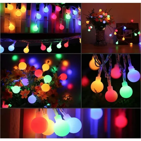 Tira Luz Led 5m Guirnalda X28 Luces Navidad Multicolor