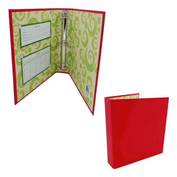 Carpeta Escolar Pvc Numero 3 Avios Color N3 Ganchos Pack X3