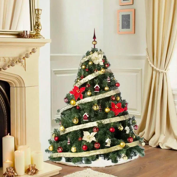 Arbol de Navidad Extra Lujo Patagonia 1,50mts Con Adornos X60
