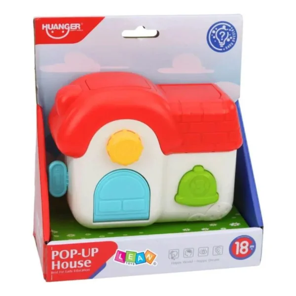 Juguete Interactivo Casa Pop Up Animales Botones Bebe