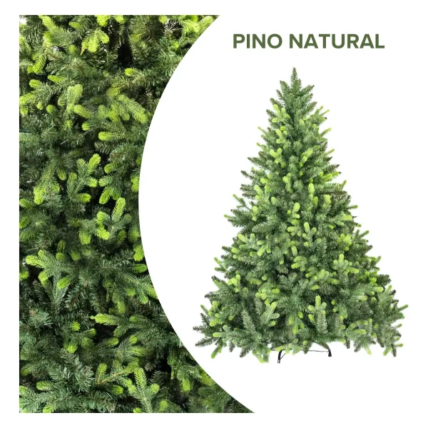 Arbol De Navidad Fabesa Pino Natural Super Real 1.50mts Verde
