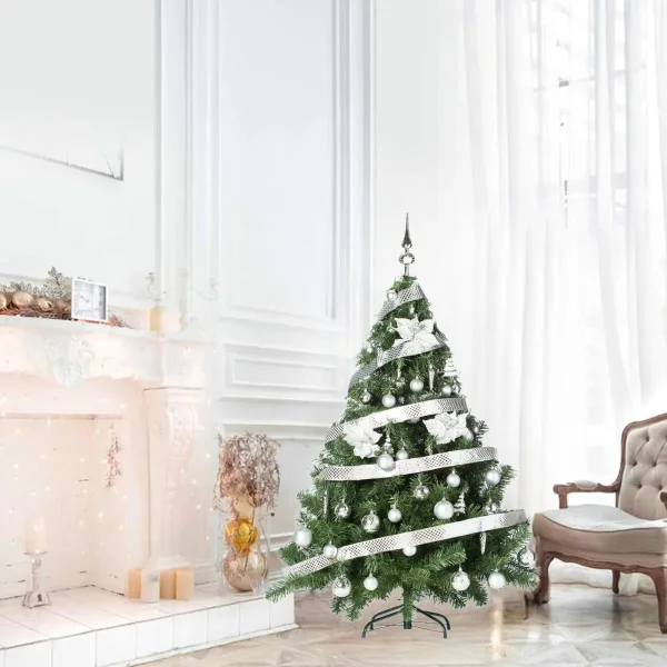 Arbol de Navidad Montañes Deluxe 1.50mts Con Adornos Kit X50