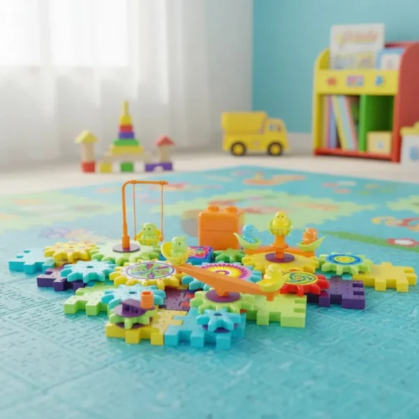 Bloques De Construcción Funny Bricks Eléctrico 81 Piezas 81