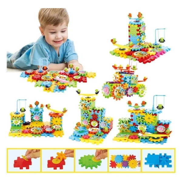 Bloques De Construcción Funny Bricks Eléctrico 81 Piezas 81