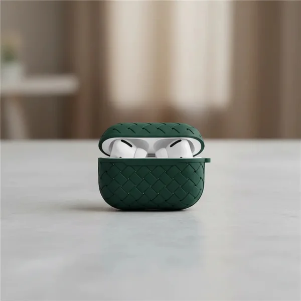 Funda Estuche Auriculares Compatible AirPods Pro De Silicona Negro