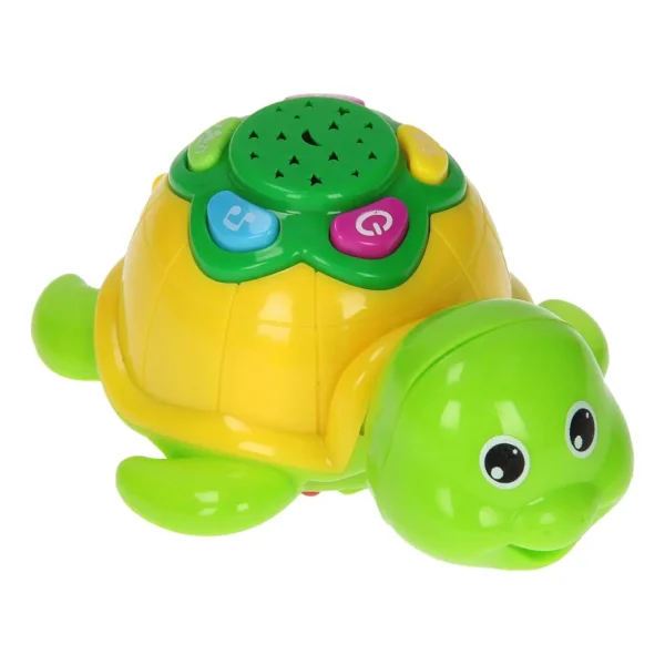Tortuga Musical Proyector Para Bebes Con Luz Y Sonido