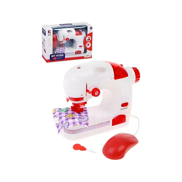 Maquina De Coser Juguete Infantil A Pilas Con Luz Y Sonido Color Blanco