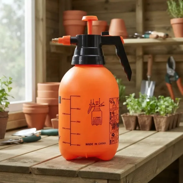 Pulverizador 3 Lts Rociador Fumigador Plantas Jardin Naranja Naranja
