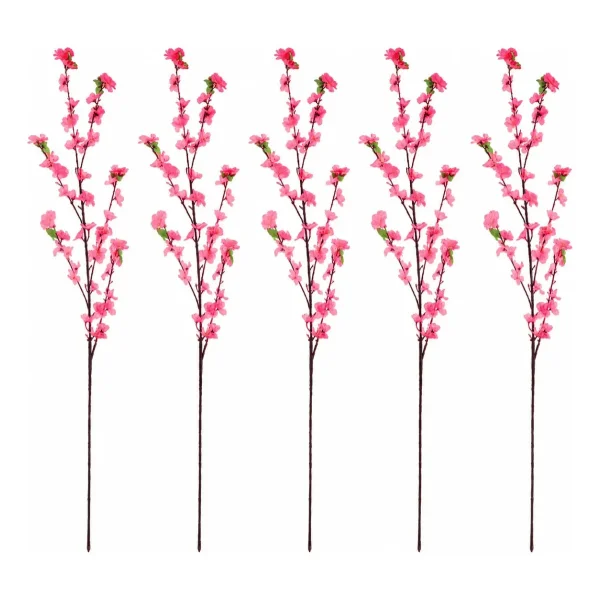 Flor De Cerezo Artificial Rama Alta Decoracion Hogar 1,20mts Rosa