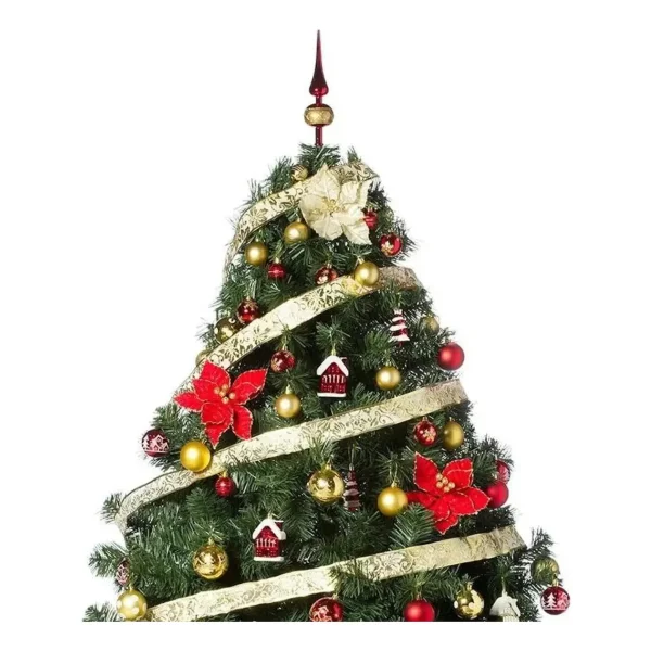 Arbol de Navidad Extra Lujo Patagonia 1,50mts Con Adornos X60