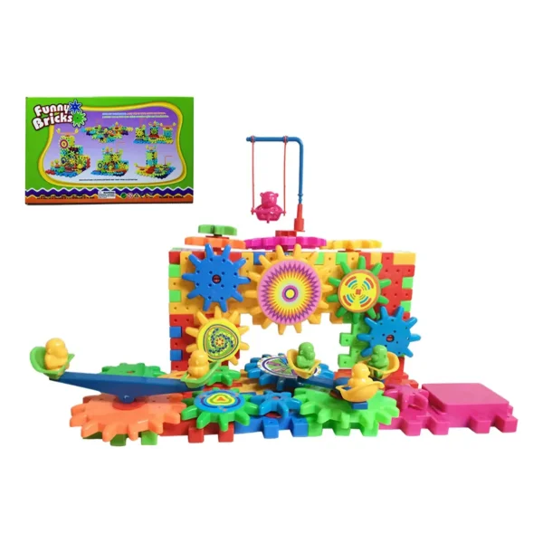 Bloques De Construcción Funny Bricks Eléctrico 81 Piezas 81