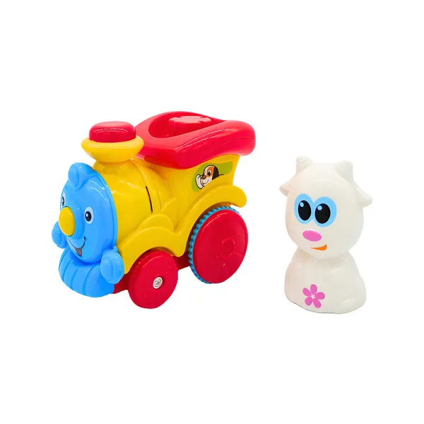 Tren Luz Musical Movimiento Bebe Juguete Locomotora Color Multicolor
