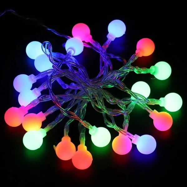 Tira Luz Led 5m Guirnalda X28 Luces Navidad Multicolor