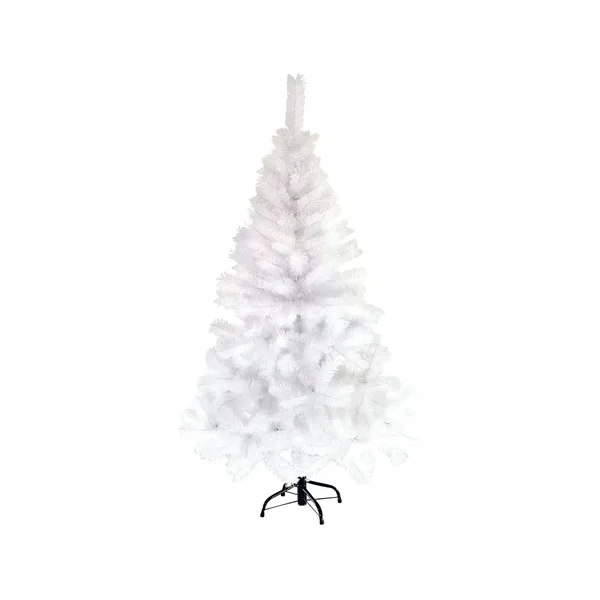 Árbol De Navidad Tradicional Expreso Polar Tronador De Lujo De 1.5m Blanco