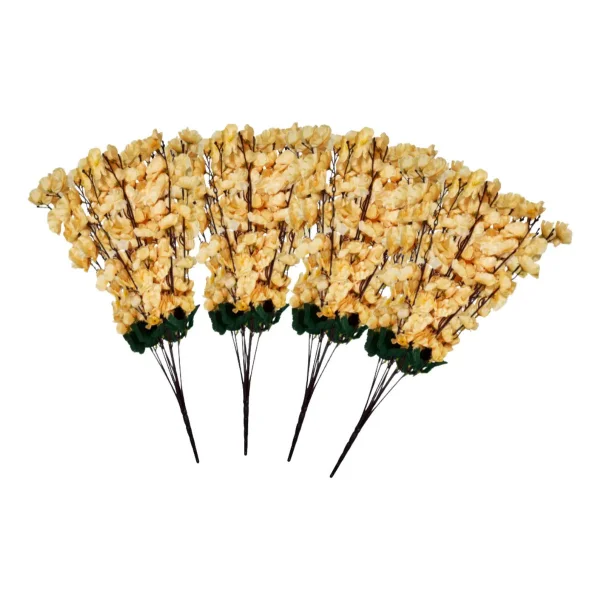 Flores Artificiales Ramo Vara Cerezos Decoracion Pack X4