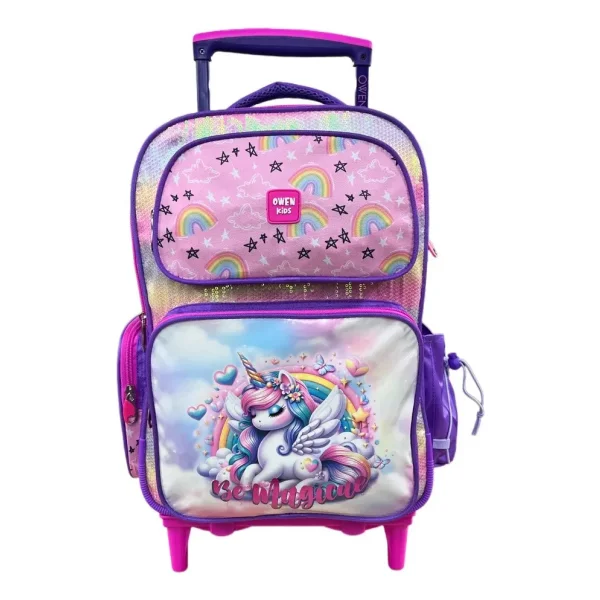 Mochila Escolar Carrito Reforzada Manija Telescopica Carro