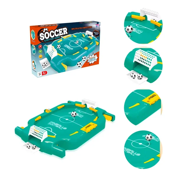 Juego De Mesa Flipper Gol Juguete Tablero Pinball Football