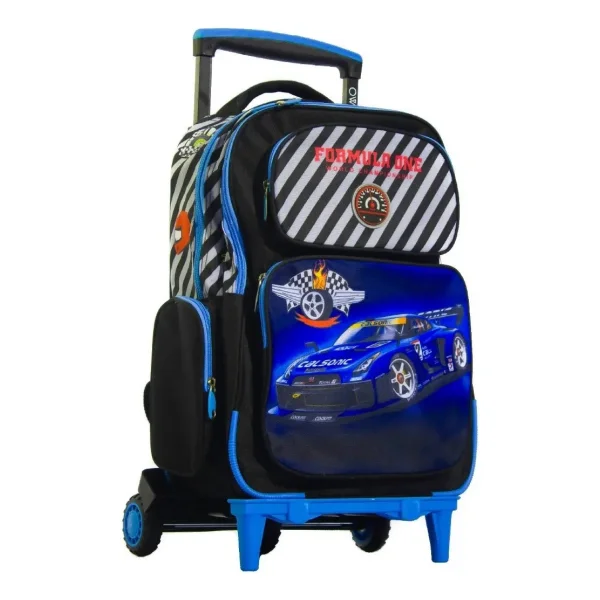 Mochila Escolar Carrito Reforzada Manija Telescopica Carro