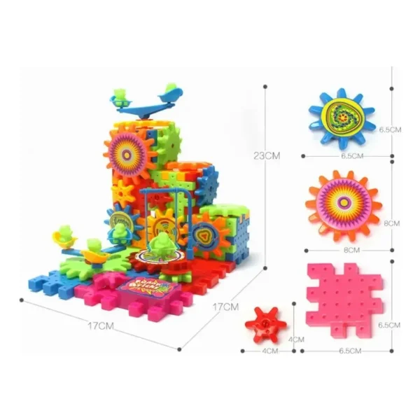 Bloques De Construcción Funny Bricks Eléctrico 81 Piezas 81