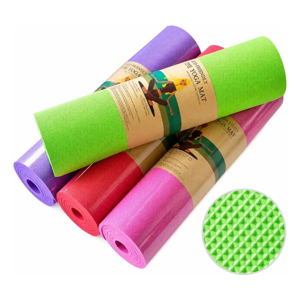 Yoga Mat 8 Mm Colchoneta Pilates Fitness Antideslizante