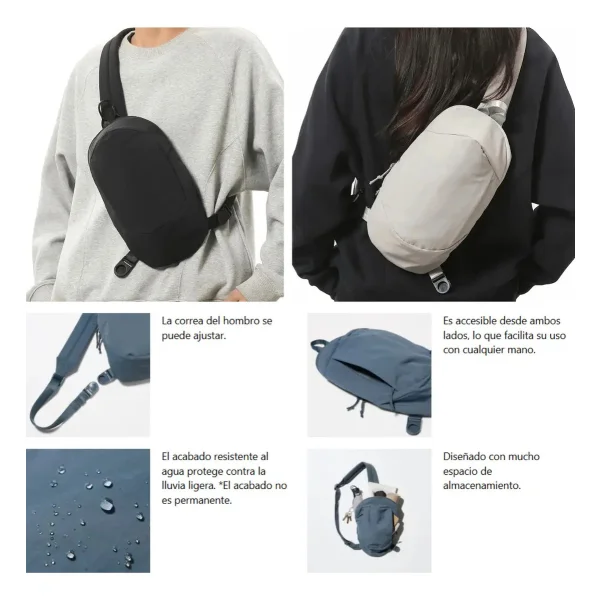 Morral Riñonera Bolso Bandolera Mochila Cruzada Impermeable