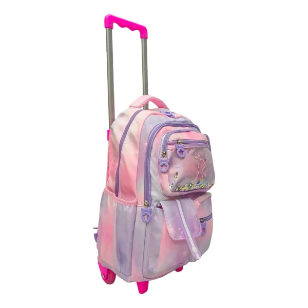 Mochila Carrito Escolar Carro Con Ruedas Infantil Para Niñas