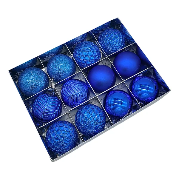 Navidad Adornos Bolas Navideñas Decoradas 6cm X24 Piezas