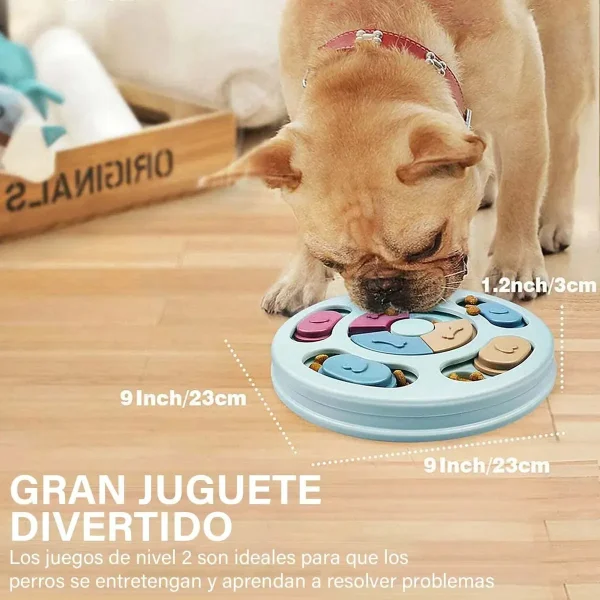 Juguete Interactivo Plato Perro Gato Alimento Premio Olfato Agua