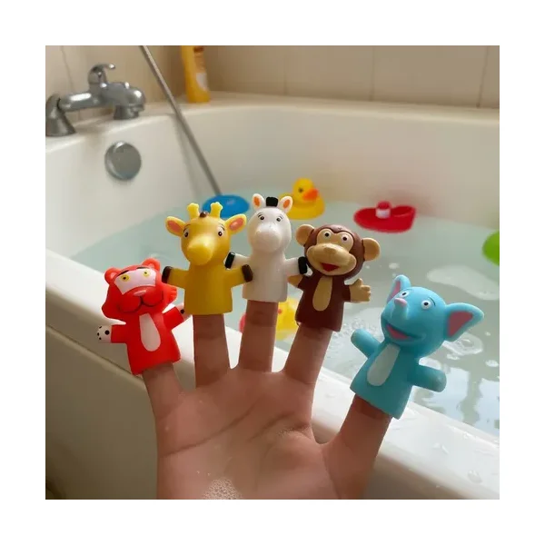 Titeres De Dedos Juguete Bebe Para Baño Infantil De Bañera