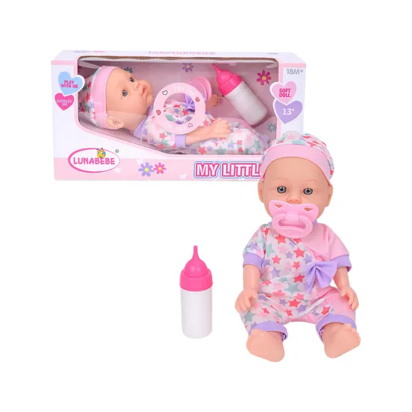 Bebe Bebote Con Sonidos Y Accesorios Muñeca Rie Y Habla