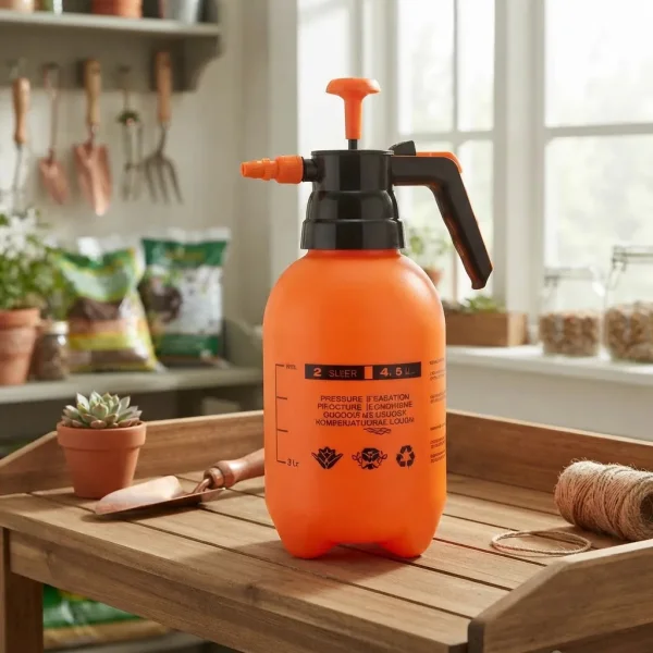 Pulverizador 3 Lts Rociador Fumigador Plantas Jardin Naranja Naranja