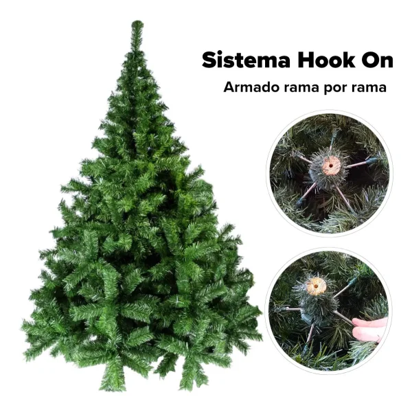 Arbol De Navidad Verde Canadian Luxury 2,10mts
