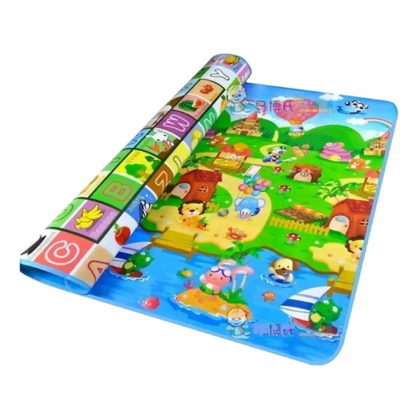 Alfombra Antigolpes Bebe 5mm Espesor 180x150cm Reversible