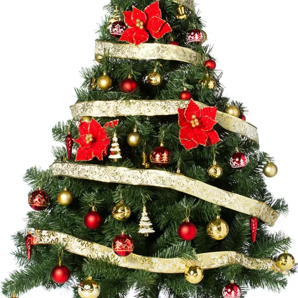 Arbol de Navidad Montañes Deluxe 1.50mts Con Adornos Kit X50