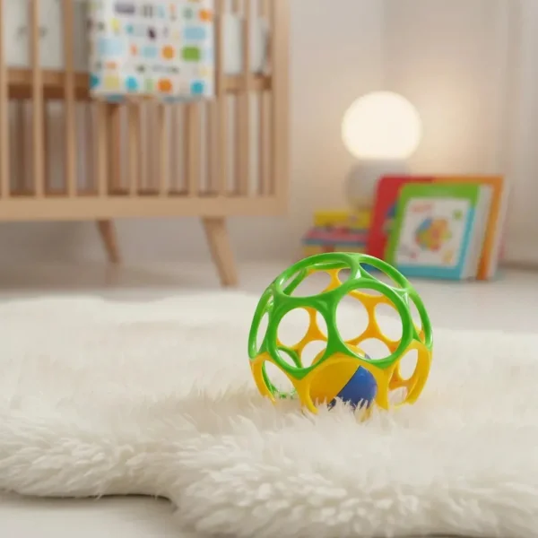 Pelota De Agarre Sonajero Juguete Sensorial Para Bebe Multicolor