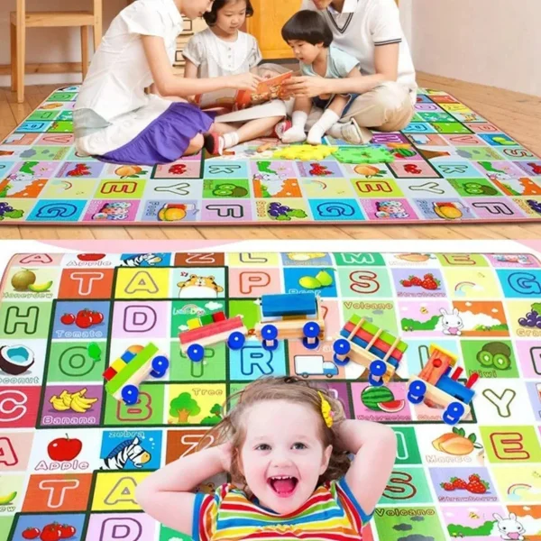 Alfombra Antigolpes Bebe 5mm Espesor 180x150cm Reversible