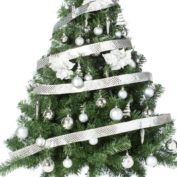 Arbol de Navidad Montañes Deluxe 1.50mts Con Adornos Kit X50