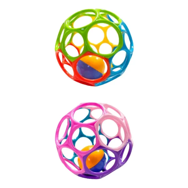 Pelota De Agarre Sonajero Juguete Sensorial Para Bebe Multicolor
