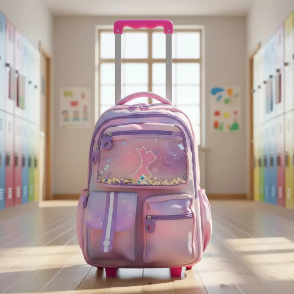 Mochila Carrito Escolar Carro Con Ruedas Infantil Para Niñas