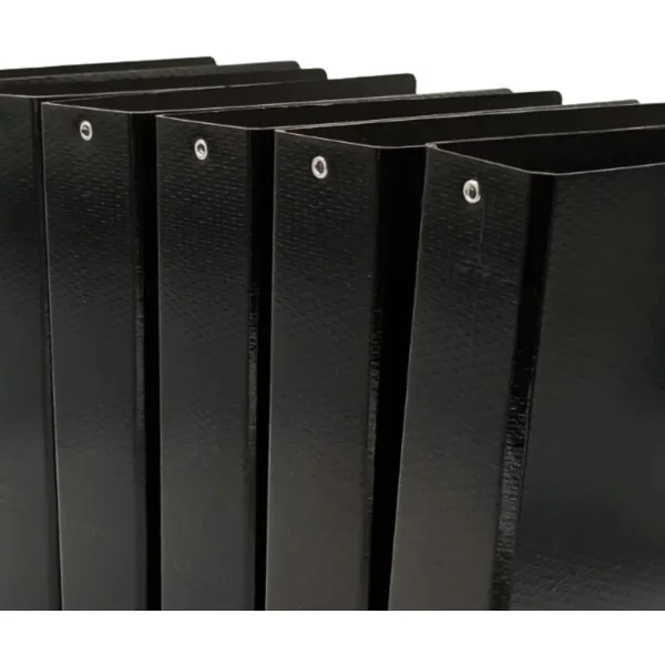Carpeta Escolar N°3 Avios 3 Anillos 3x40 Fibra Negra Negro
