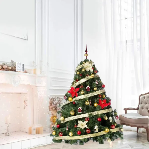 Arbol de Navidad Extra Lujo Patagonia 1,50mts Con Adornos X60