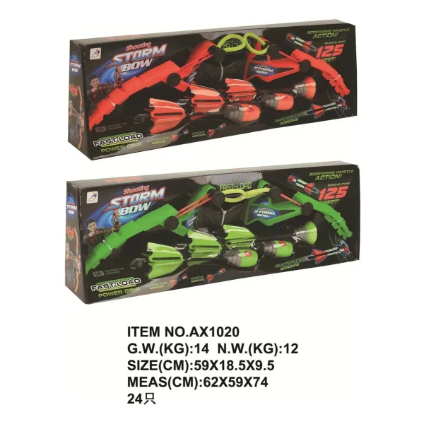 Set De Arco Y Flecha Silbadora Juguete Tiro Al Blanco