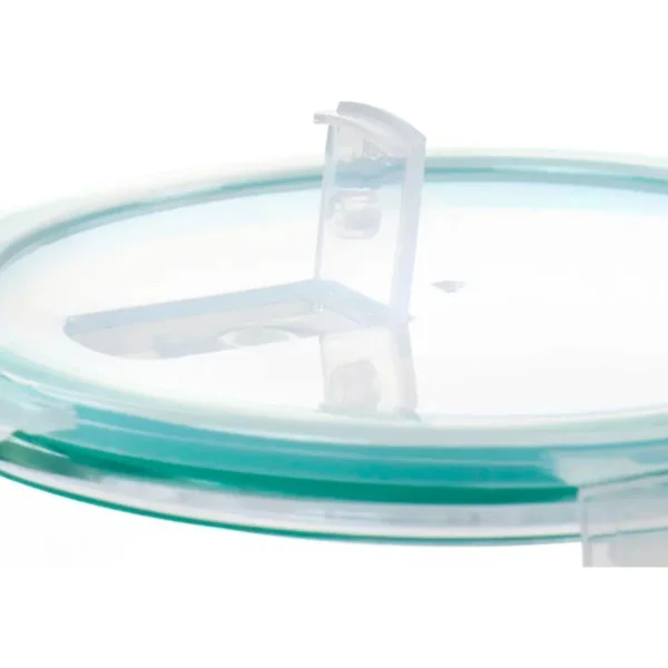 Set X3 Tuppers Contenedores Hermeticos Vidrio Horno Freezer Transparente